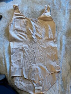 SPANX White Seamless Shapewear Bodysuit Label View